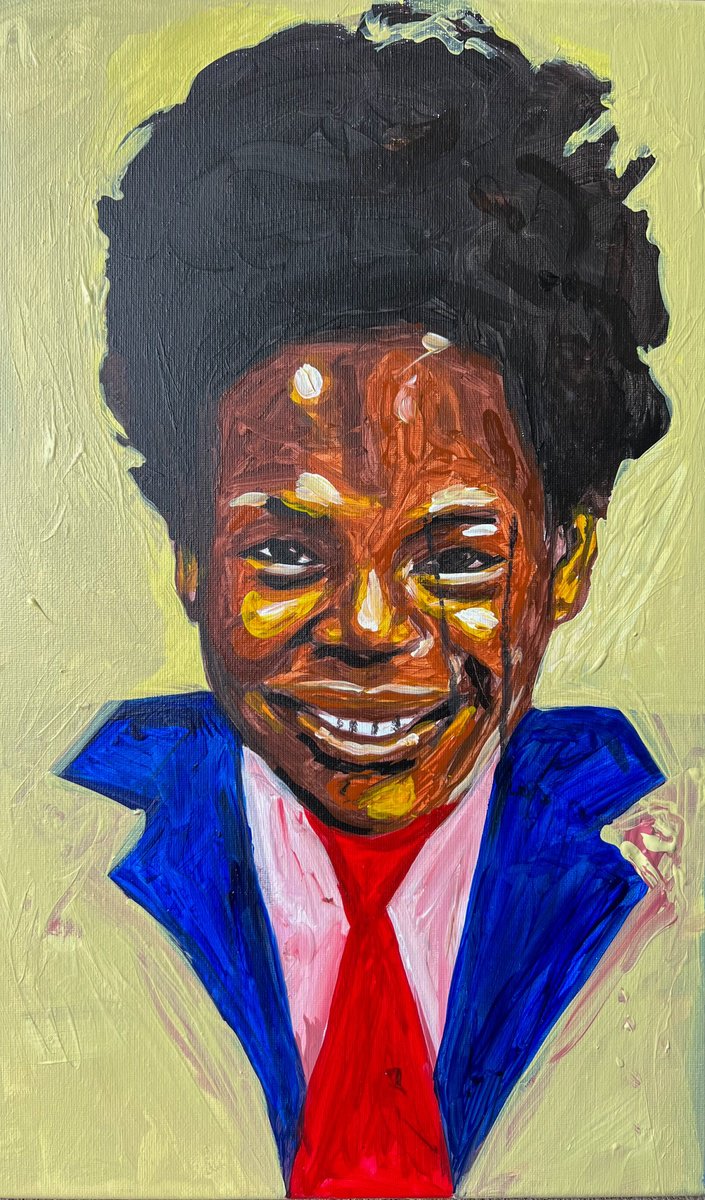 Holiday Smile By Emmanuel Akolo, 12 X 19, Artwork For Sale On Artfinder