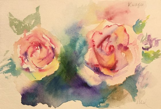 Two roses