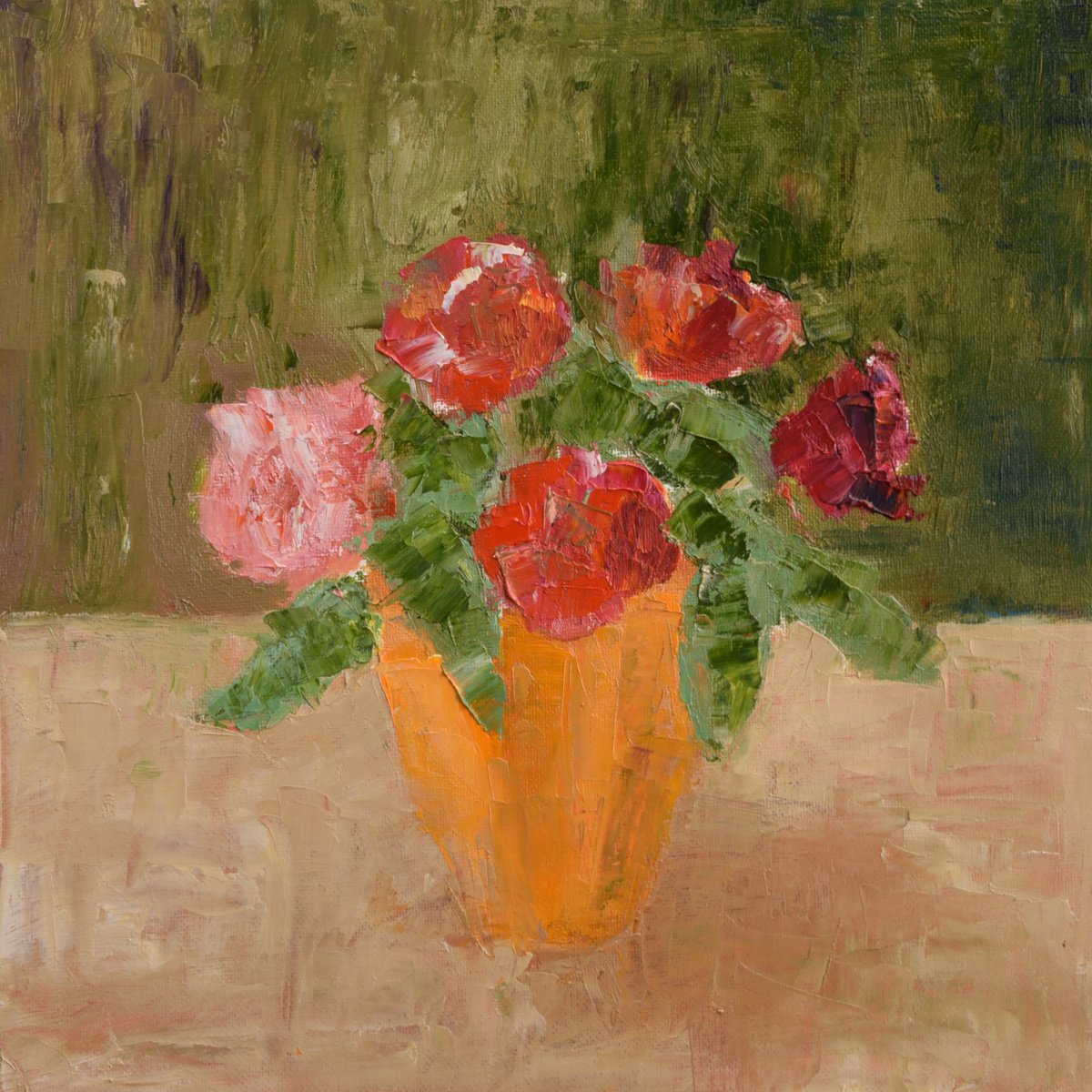 Five roses by Elena Zapassky