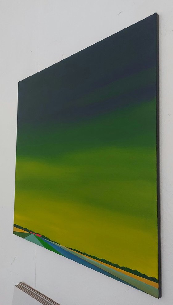 Colourful fields, golden sky (2)