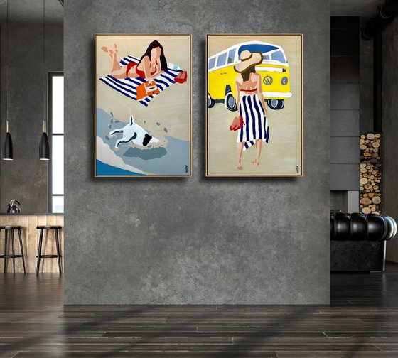 Snapshots of Summer Kombi 64cm x 94.5cm