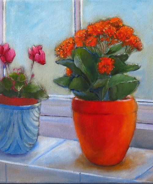 On my Kitchen Window by Maureen Greenwood