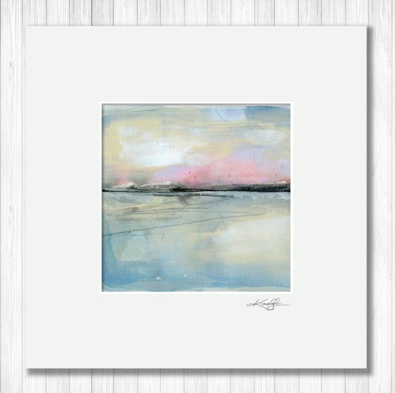 Tranquil Dreams 3 - Abstract Landscape/Seascape Painting by Kathy Morton Stanion