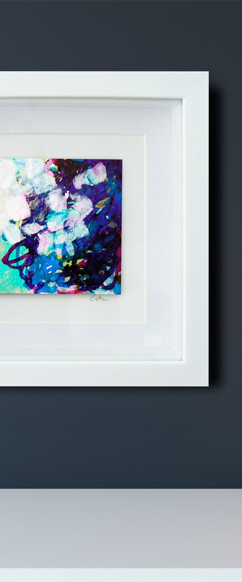 Mini original abstract #287 (original miniature abstract) by Carolynne Coulson