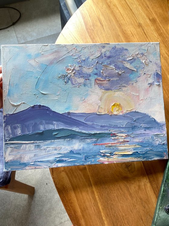 Blue Lagoon Sunrise Study