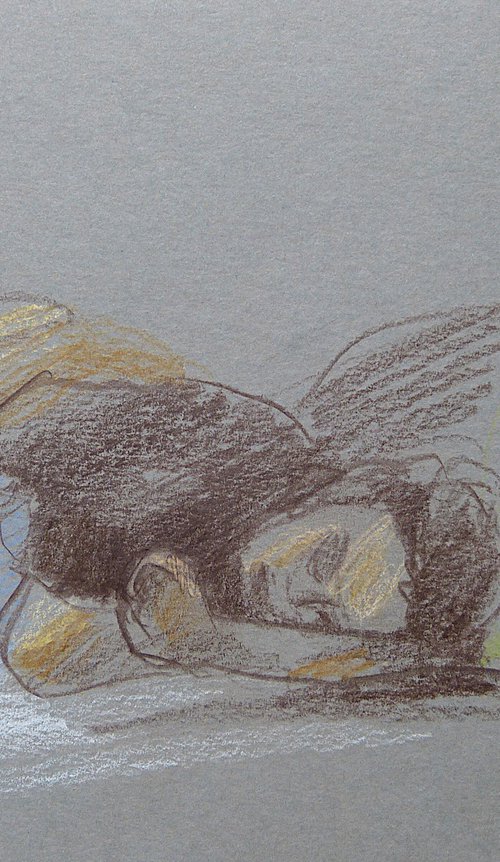 The Afternoon Nap, 21x15 cm by Frederic Belaubre