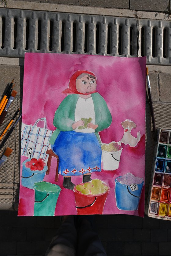 Market Day — Study