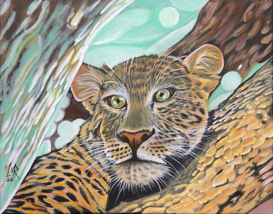 Mystical Leopard Portrait