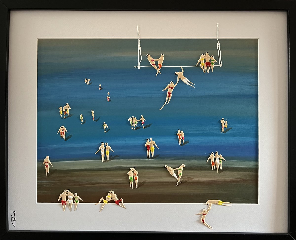 Abstract Portrait Acrylic Painting By Eka Peradze, 20 X 17, Freedom Eka Peradze, Original Artwork