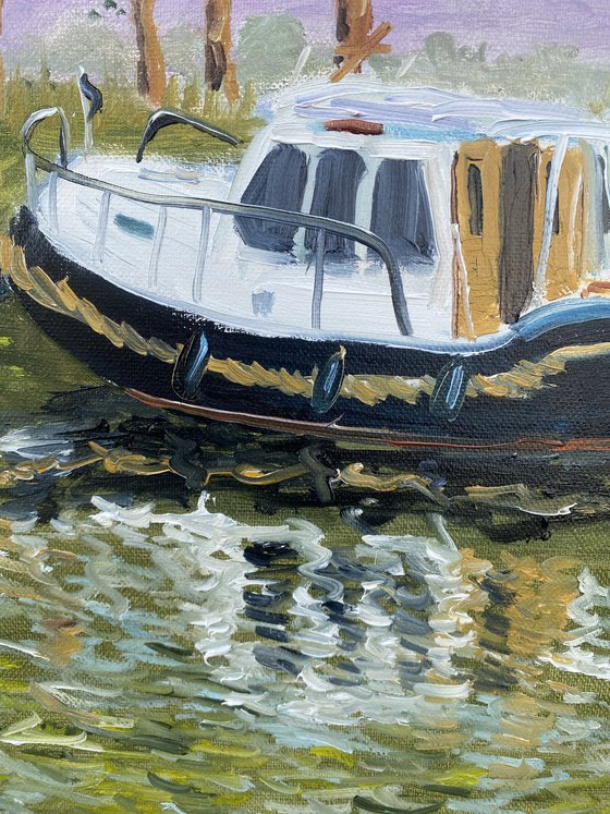 Dutch canal boat