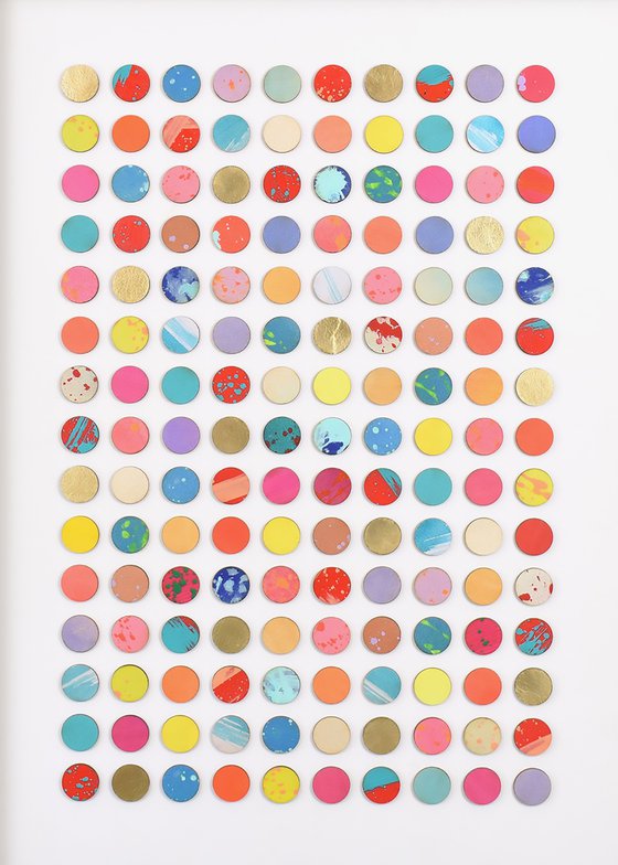 150 Splash Dot Abstract Geometric