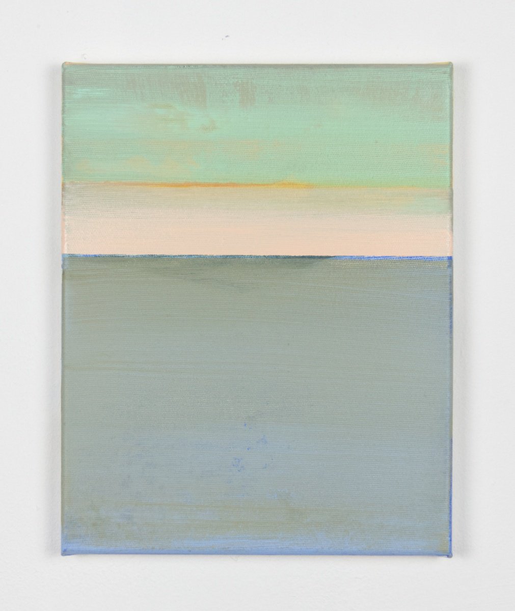 Organic Landscape Acrylic Painting By Katrin Roth, 9 X 12", Area 15, Original Artwork