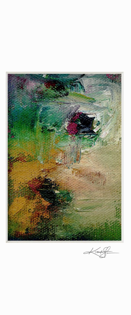 Oil Abstraction 27 - Abstract painting by Kathy Morton Stanion by Kathy Morton Stanion