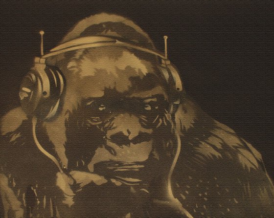 Gorilla in the groove (cc).