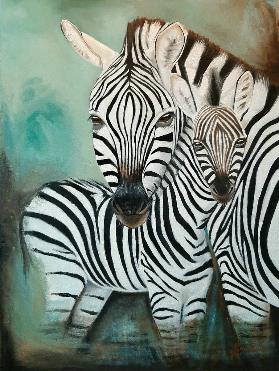 Zebras by Gabriela Lago