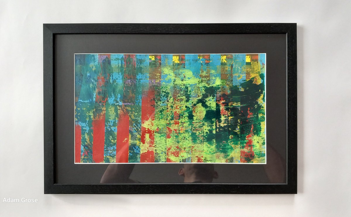 Expressive Landscape Acrylic Painting By Adam Grose Ma Pgce, 19 X 13, Journey To Bristol (Landscape), Original Artwork