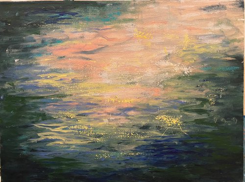 Sparkle on the lake by Clare Hoath