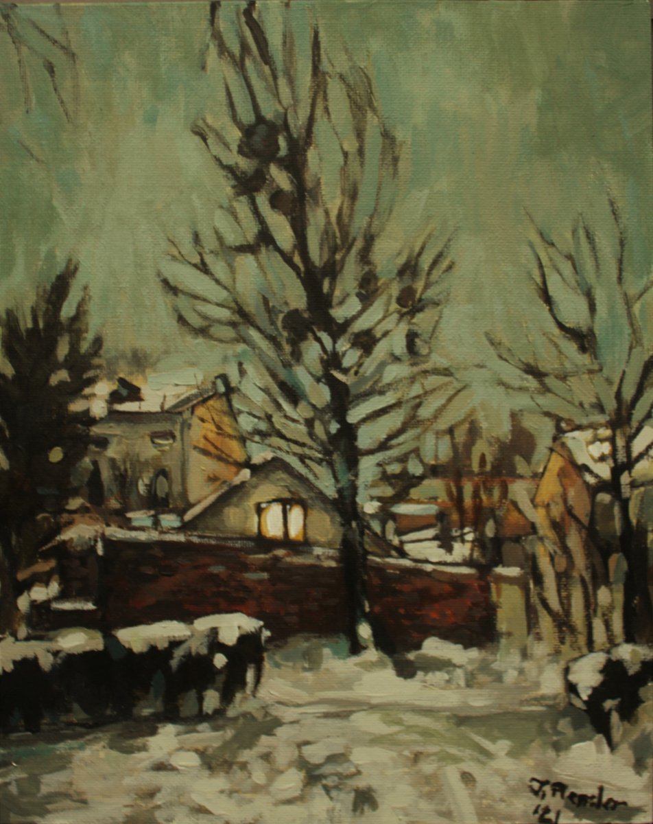 Winter Evening II by Joanna Plenzler