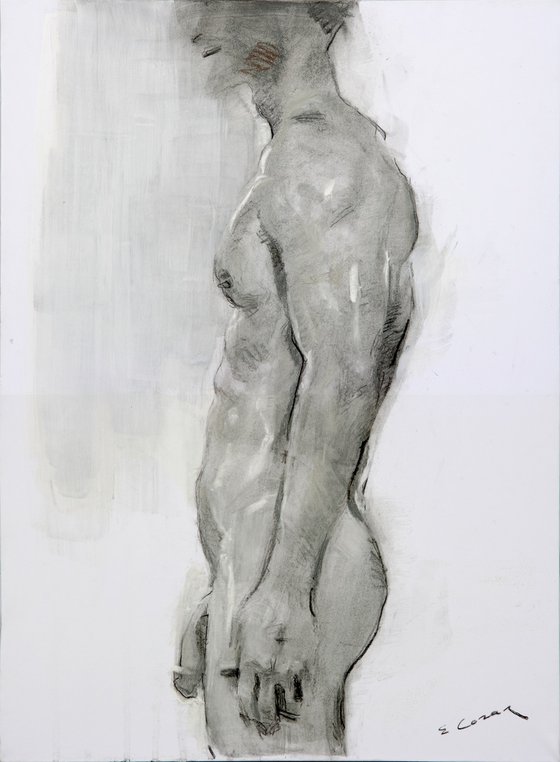 Eugene Segal drawing "Athlet"