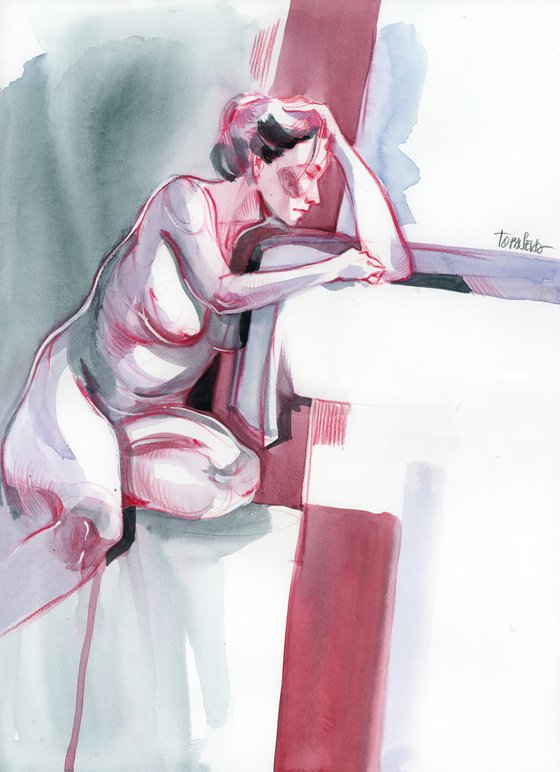 Nude life drawing 012