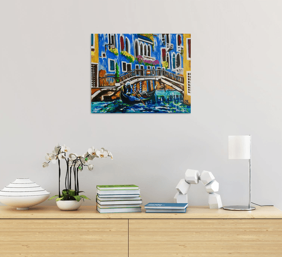 Venice . Beauty of Venice. Venetian canal.