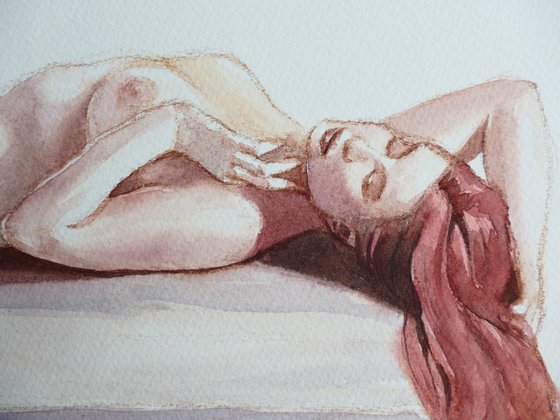 Reclining female nude