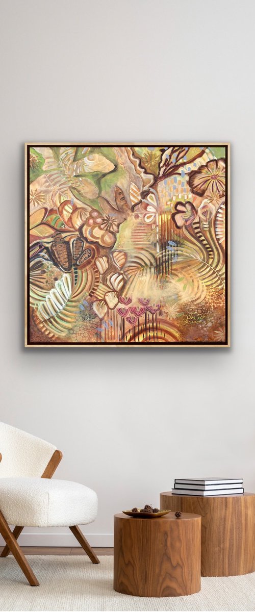 The warmth of wild bloom by Swapna Namboodiri