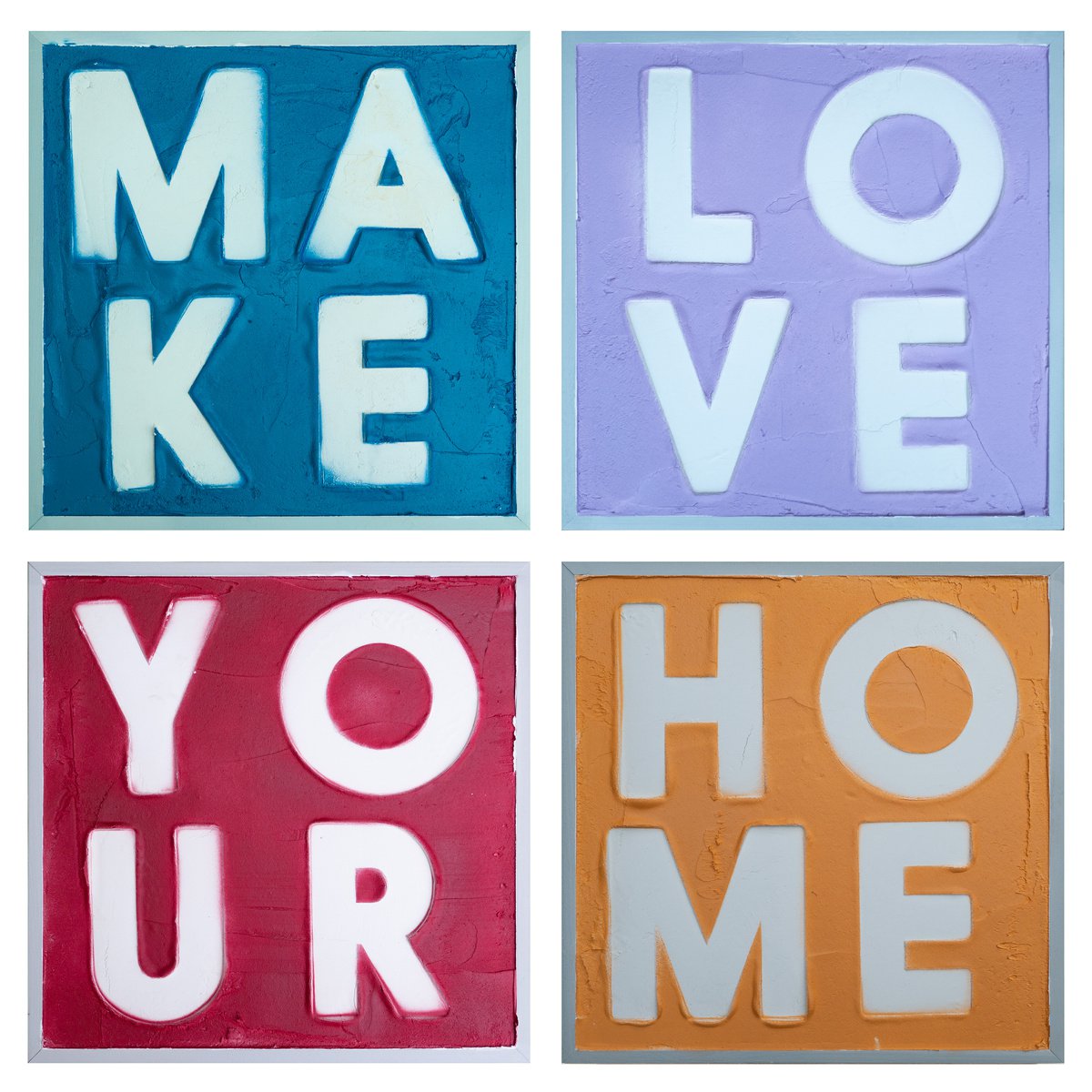 MAKE LOVE YOUR HOME by Dangerous Minds Artists
