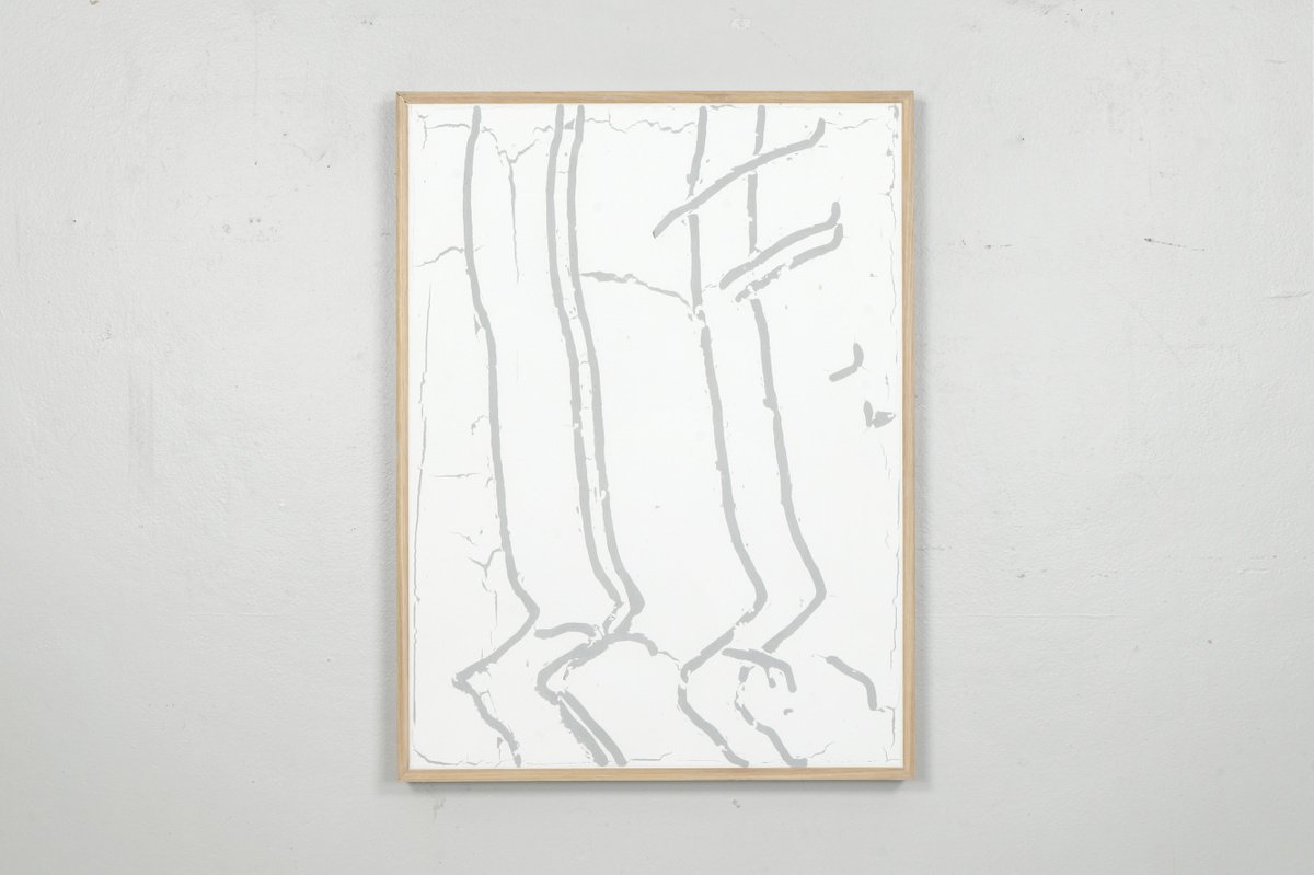 Expressive Abstract Painting By Johan Soderstrom, 25 X 33, #323 Res Ipsa, Original Artwork