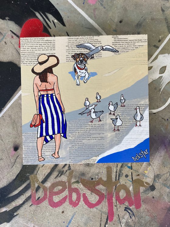 Dog Days Bird Watching 30cm x 30cm