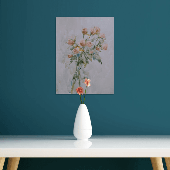 Roses. Original painting.