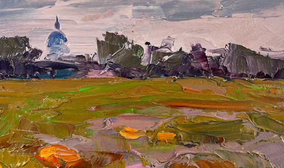 Autumn has Come to the Pumpkin Field