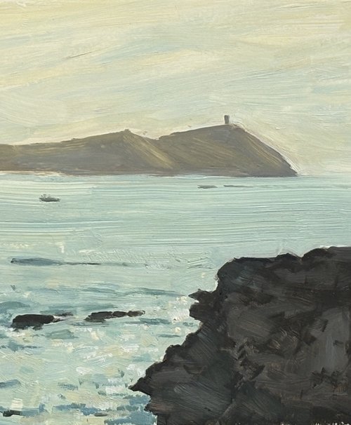 Sunset over Stepper Point by Louise Gillard