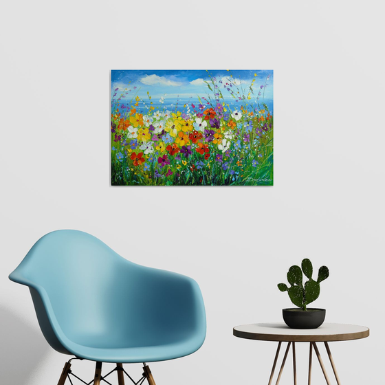 Vibrant Wildflower Meadow