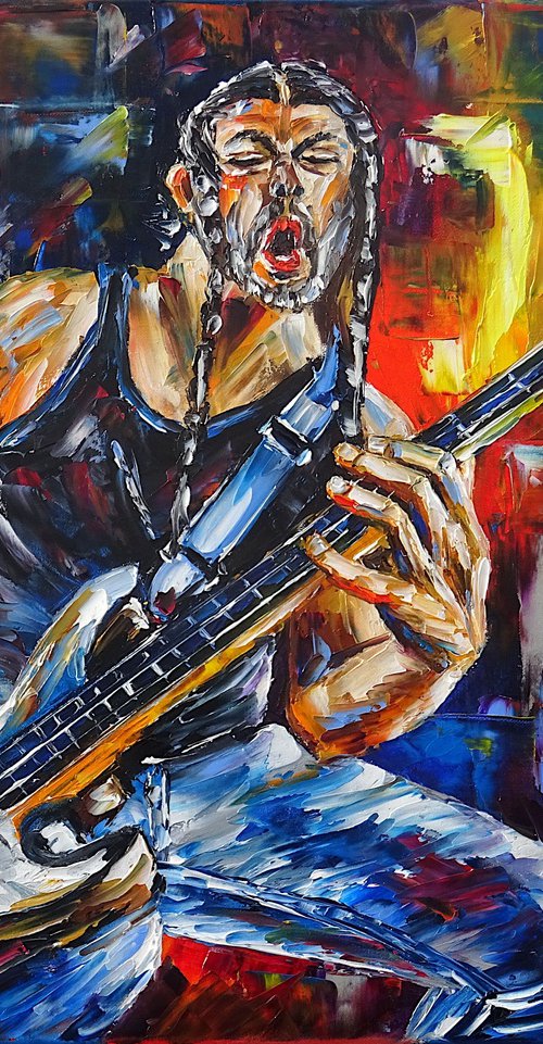 The Bassist by Mirek Kuzniar