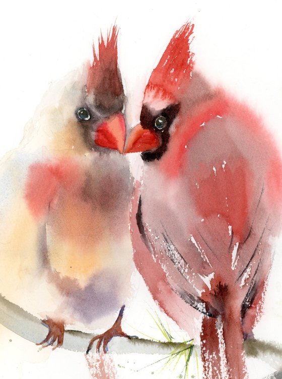 Cardinals - Diptych