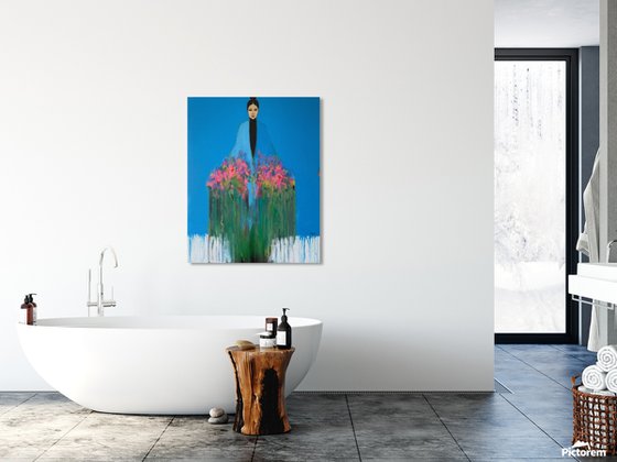 Girl With Flowers — IV