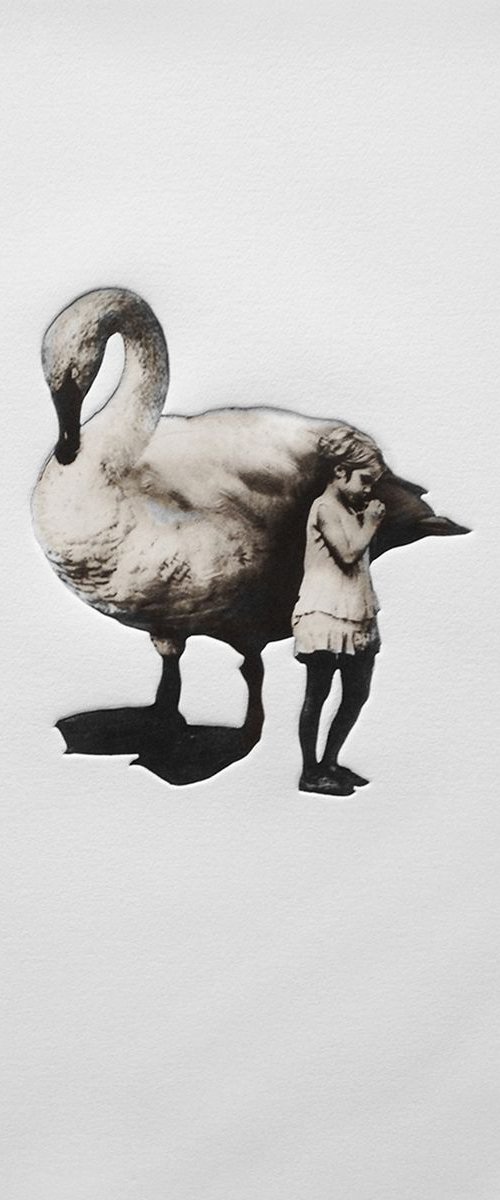 Girl and Swan No.4 by Jaco Putker