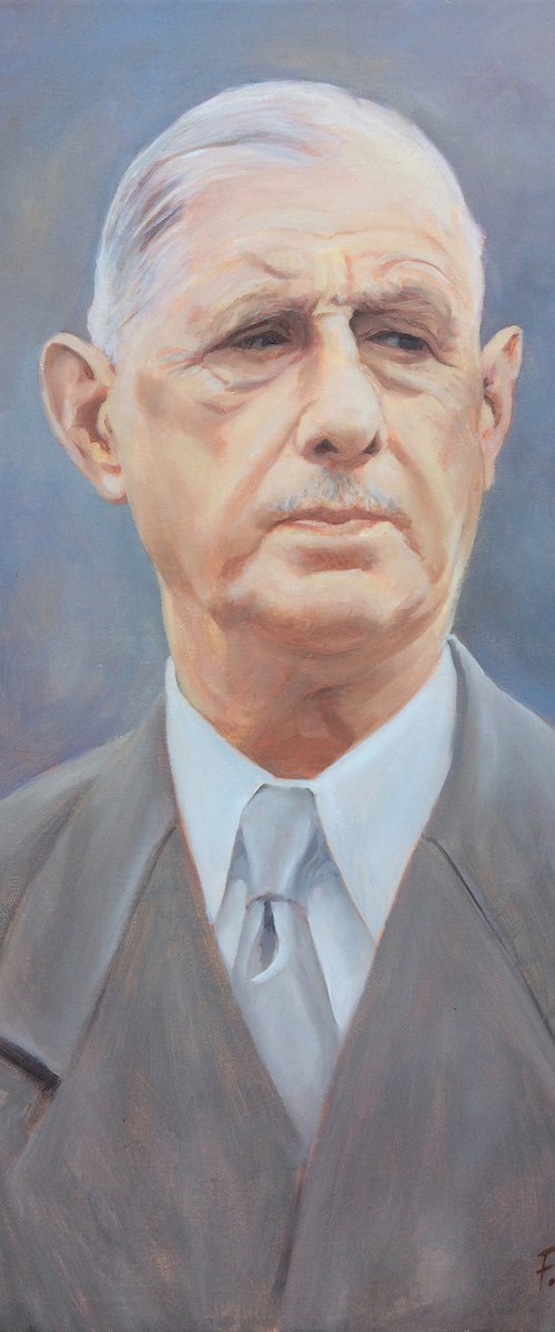 Charles De Gaulle (1890-1970) by Frederic Reverte