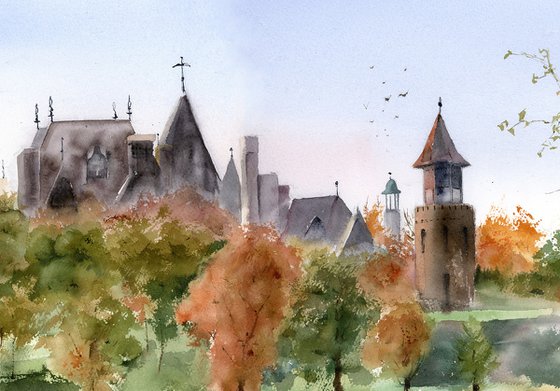 Boldt Castle in Autumn