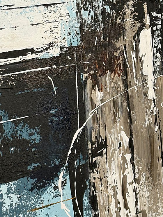 Ochre Divide in Blue and Stone