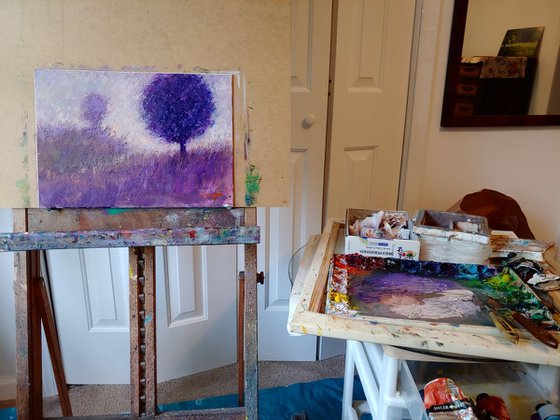 The purple tree