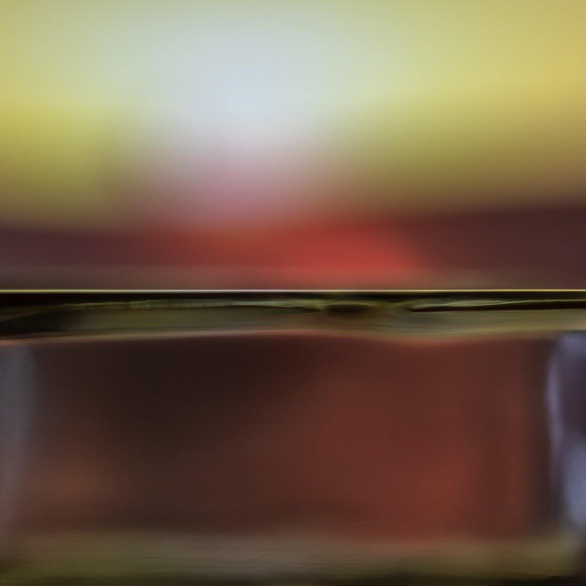 Abstract Landscape Photograph By Sven Pfrommer, 41 X 41", Fluid Horizon Xxxiv - Seascape Photoart, Original Artwork