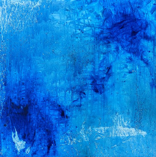 Blue abstract painting 2205202003 by Natalya Burgos