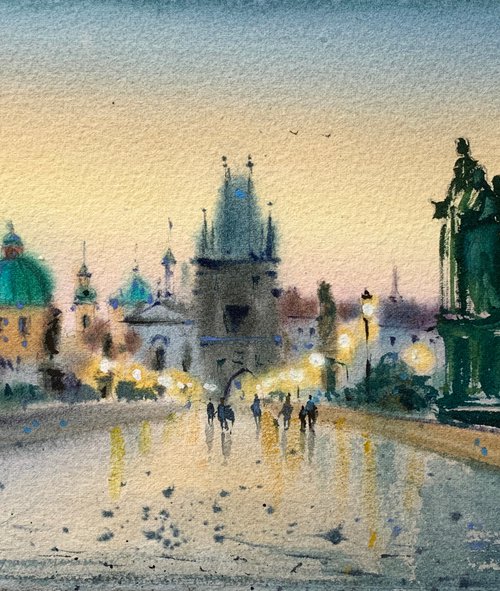 The Charles Bridge #3, Prague by Eugenia Gorbacheva