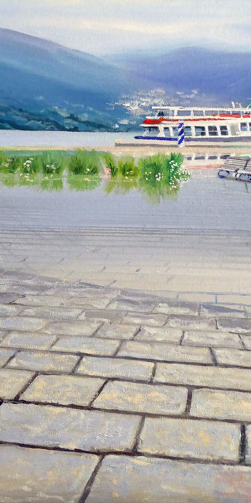 Harbour for Como city on Lake by Narek Hambardzumyan
