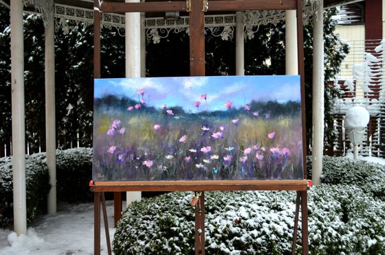 A meadow of flowering herbs