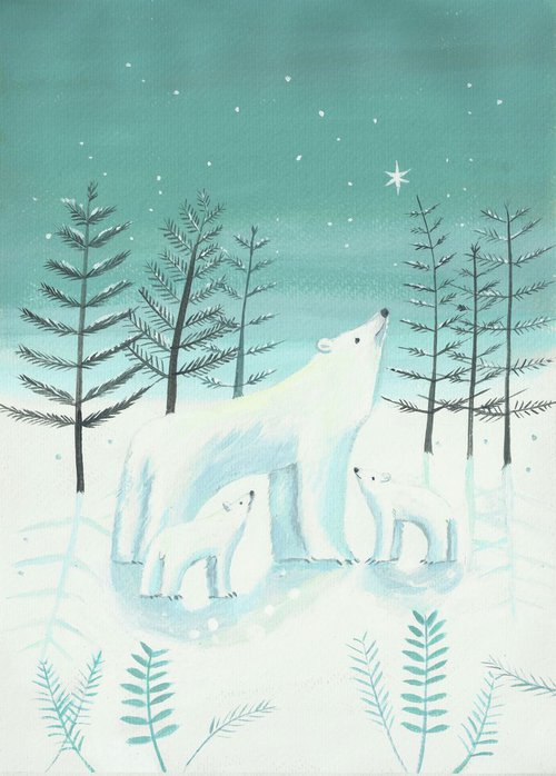 Polar Bears by Mary Stubberfield
