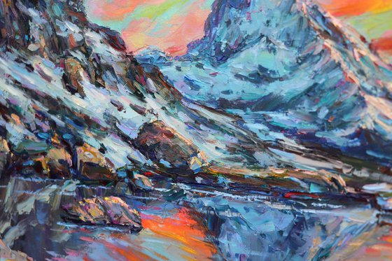 "Evening Mountains"