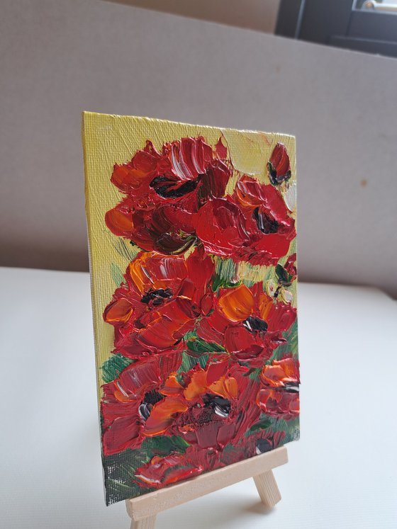 Poppies miniature